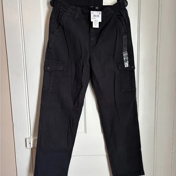 American Eagle Outfitters Black Cargo Pants - Picture 1 of 3